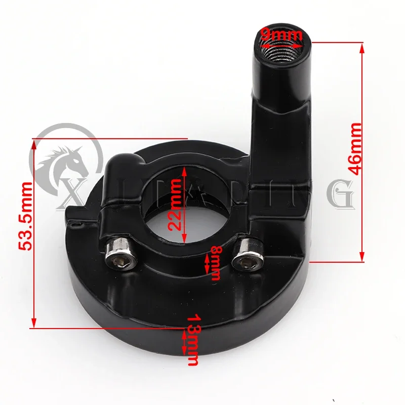 Carcasa soporte cable acelerador de aluminio para Motocross y ATV - imagen 5