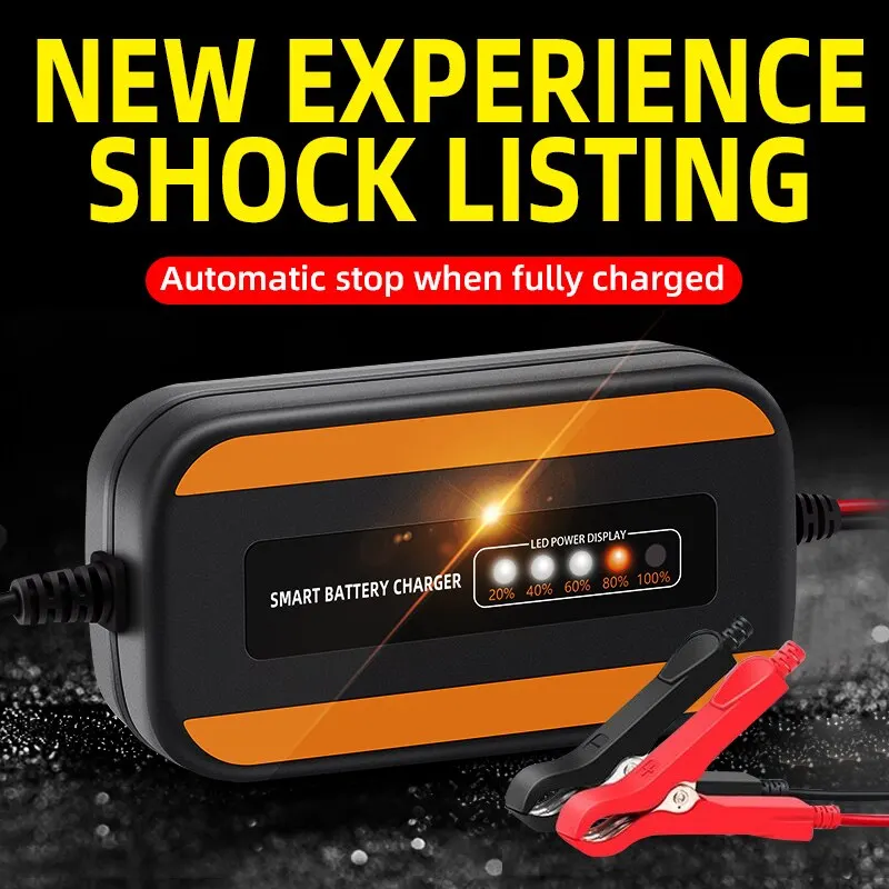 Cargador automático 6/12 V 2 A para baterías de coche y moto - imagen 2