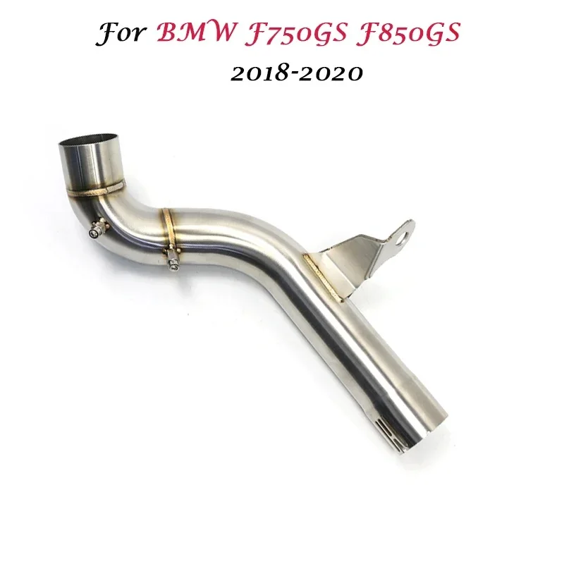 Tubo intermedio de escape inoxidable para BMW F750GS F850GS 2018-2020