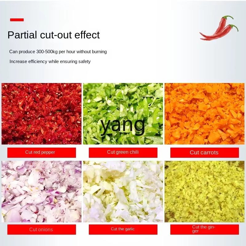 Picadora eléctrica profesional de verduras, ajo y jengibre - imagen 5
