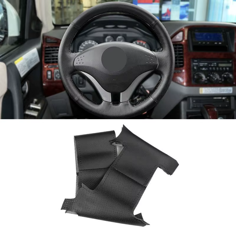 Cubierta de volante en cuero perforado – Mitsubishi Pajero V73 - imagen 2