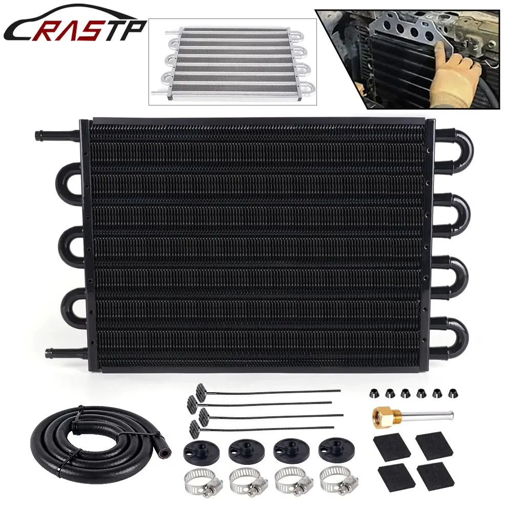 Kit enfriador de aceite RASTP radiador aluminio para motor