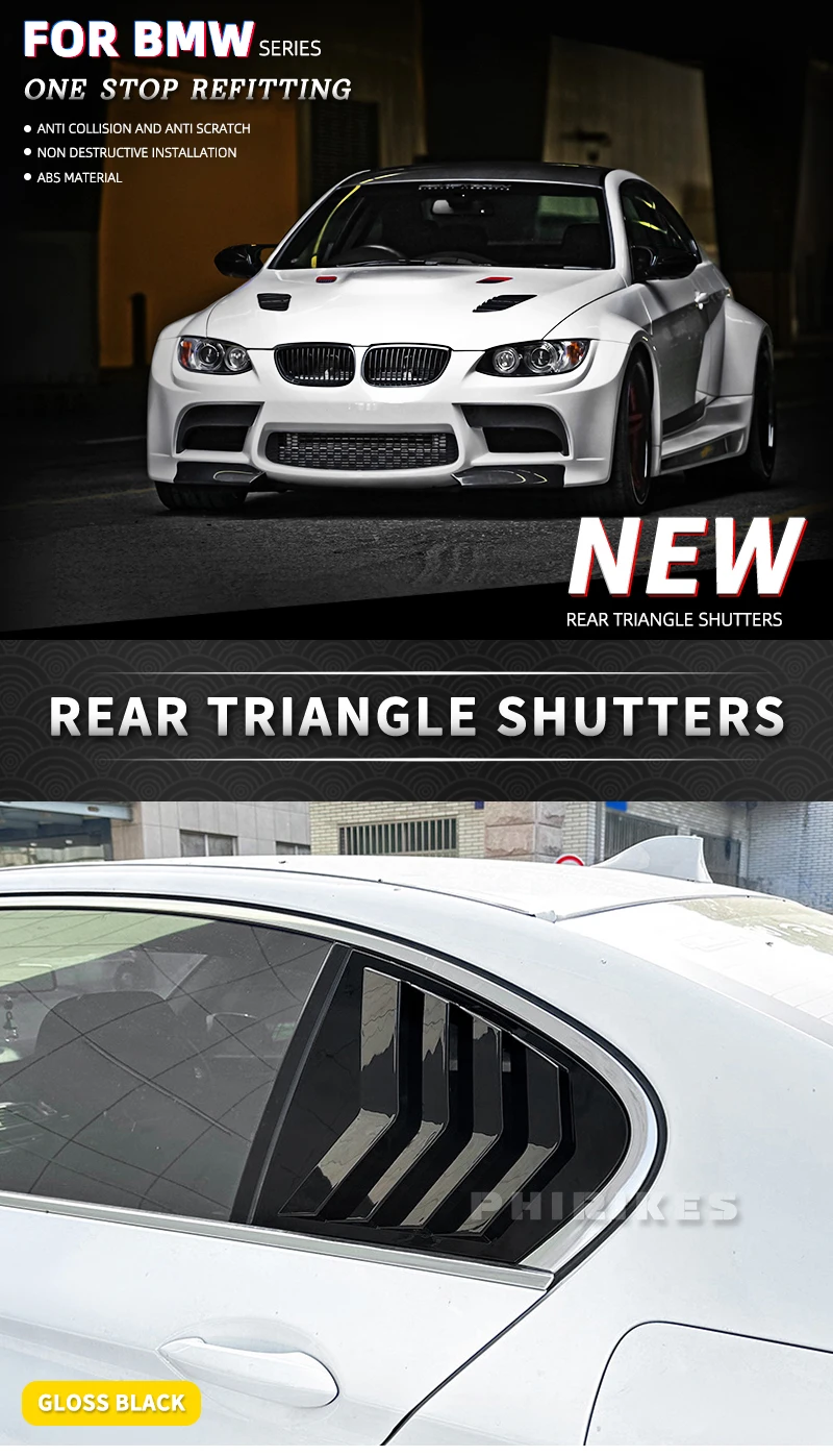 Cubierta de rejilla lateral trasera para BMW F10