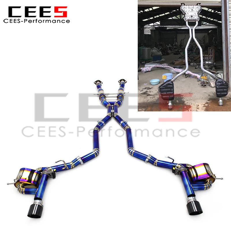 Escape de titanio Cees Catback para Jeep Grand Cherokee 6.4L 2011-2020