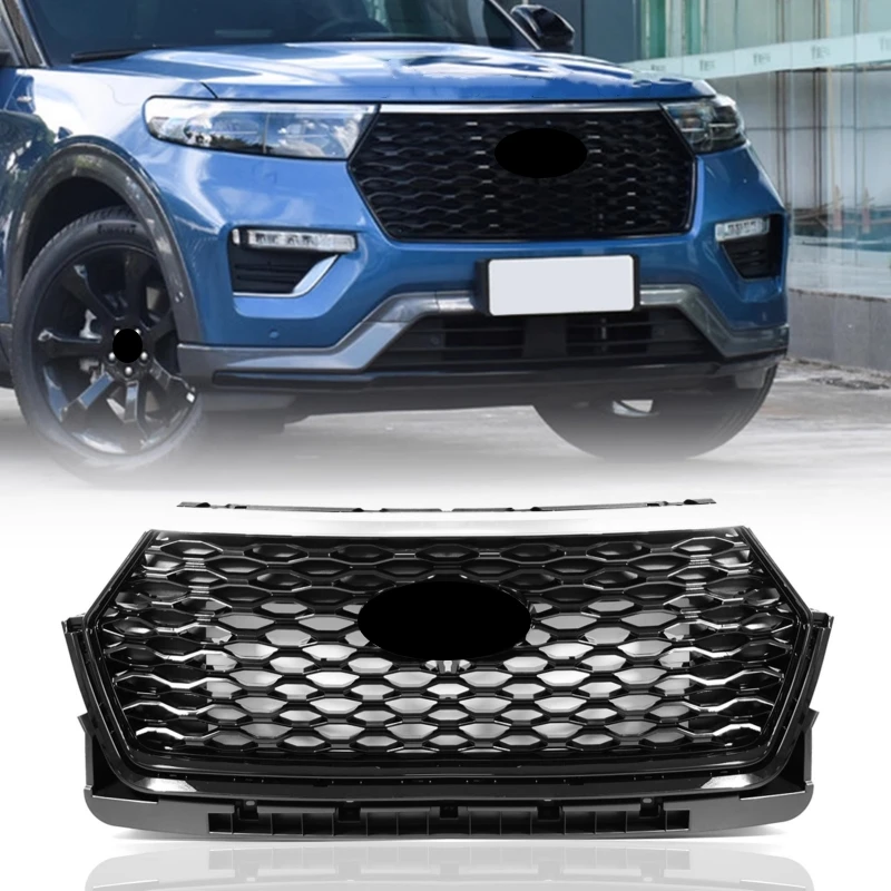 Parrilla delantera negra Ford Explorer 2020-2021 Sport ST-Line - imagen 2