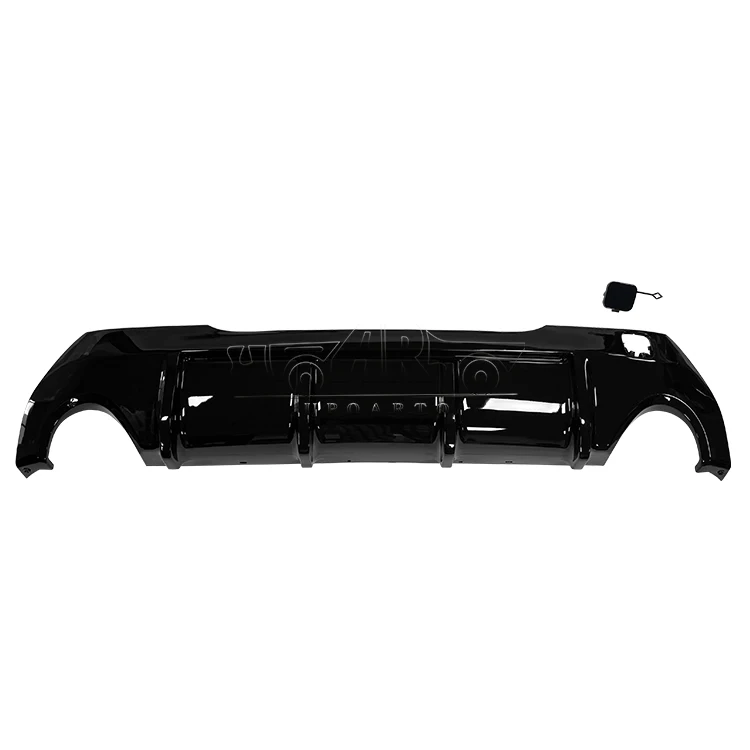 Detalle del accesorio exterior en ABS negro brillante