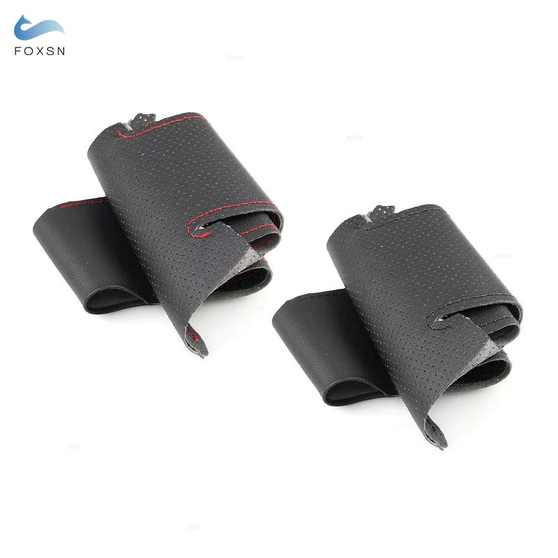 Funda de volante de cuero trenzado negro – Opel Insignia 2013-2017 - imagen 2