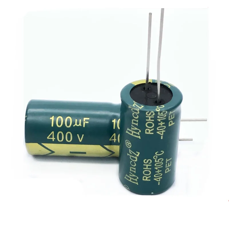 Condensador electrolítico alta ESR 400V 100μF – aluminio baja resistencia - imagen 5