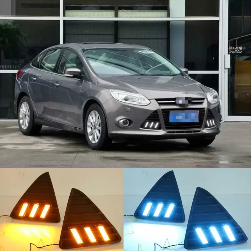 Luces diurnas DRL con intermitente para Ford Focus III 2012-2014 - imagen 2