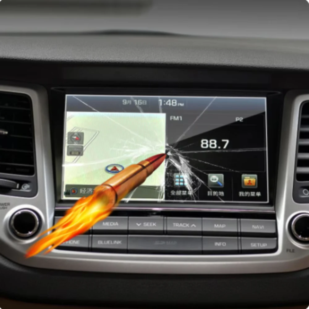 Película protectora pantalla GPS Kia Sportage KX5 (2016-2017)