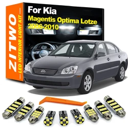 ZITWO Kit de bombillas LED interior para Kia Magentis/Optima 2006-2010