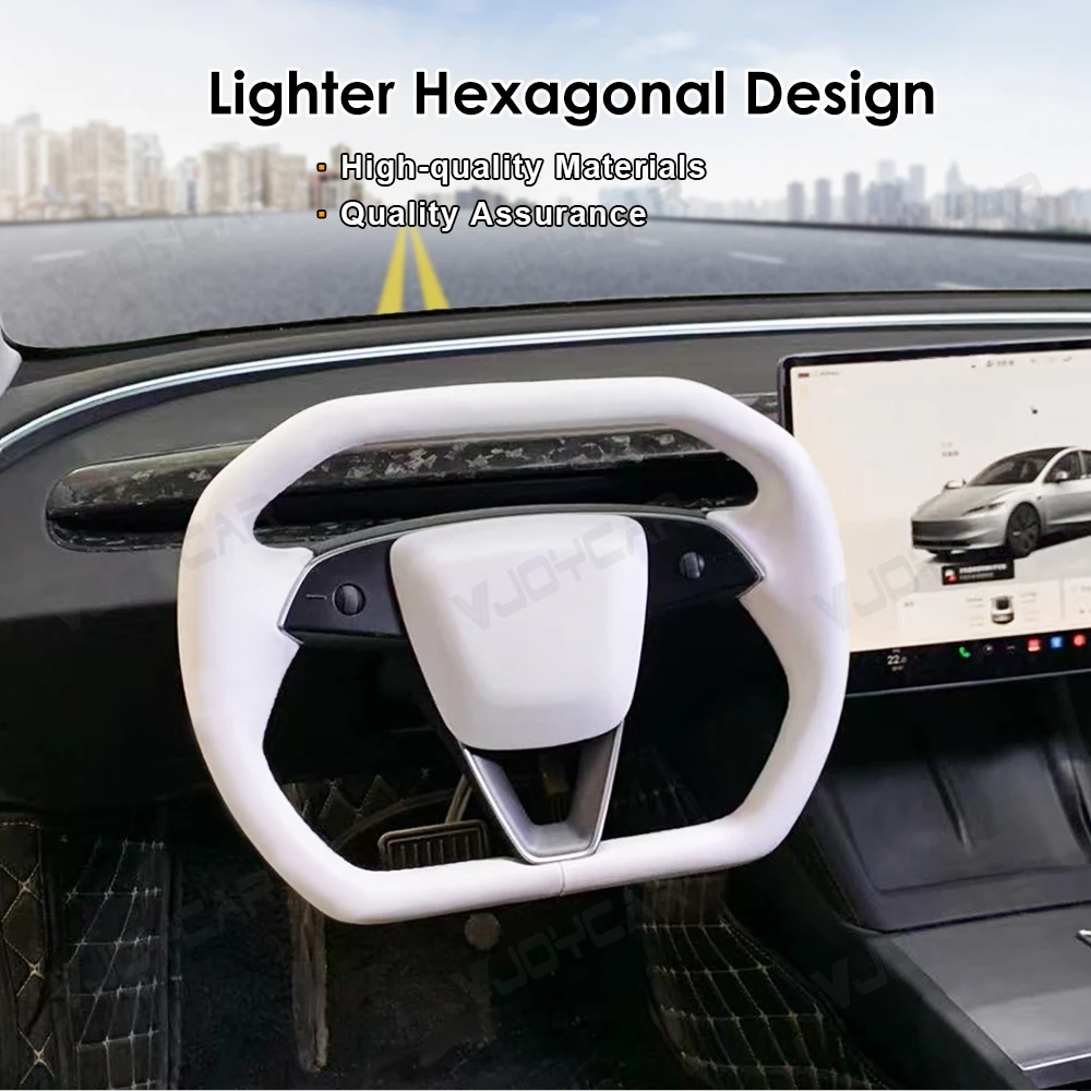 Volante Yoke Vjoycar para Tesla Model 3 - Accesorio interior - imagen 4