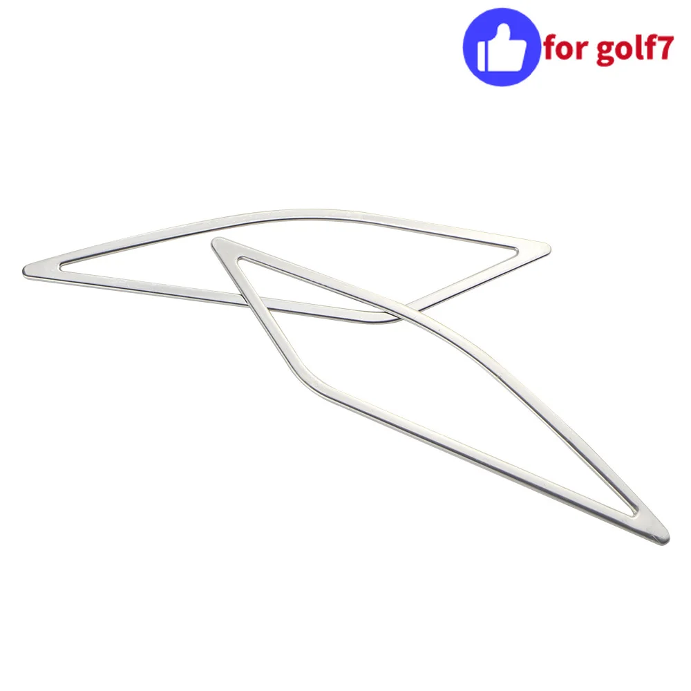 Embellecedor A-pilar marco escape aire acero inoxidable VW Golf 7 GTI - imagen 5