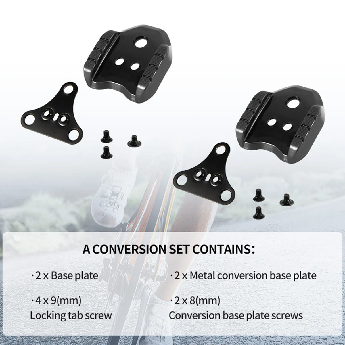 Adaptador calas SPD para pedal bloqueo bicicleta doble uso - imagen 5