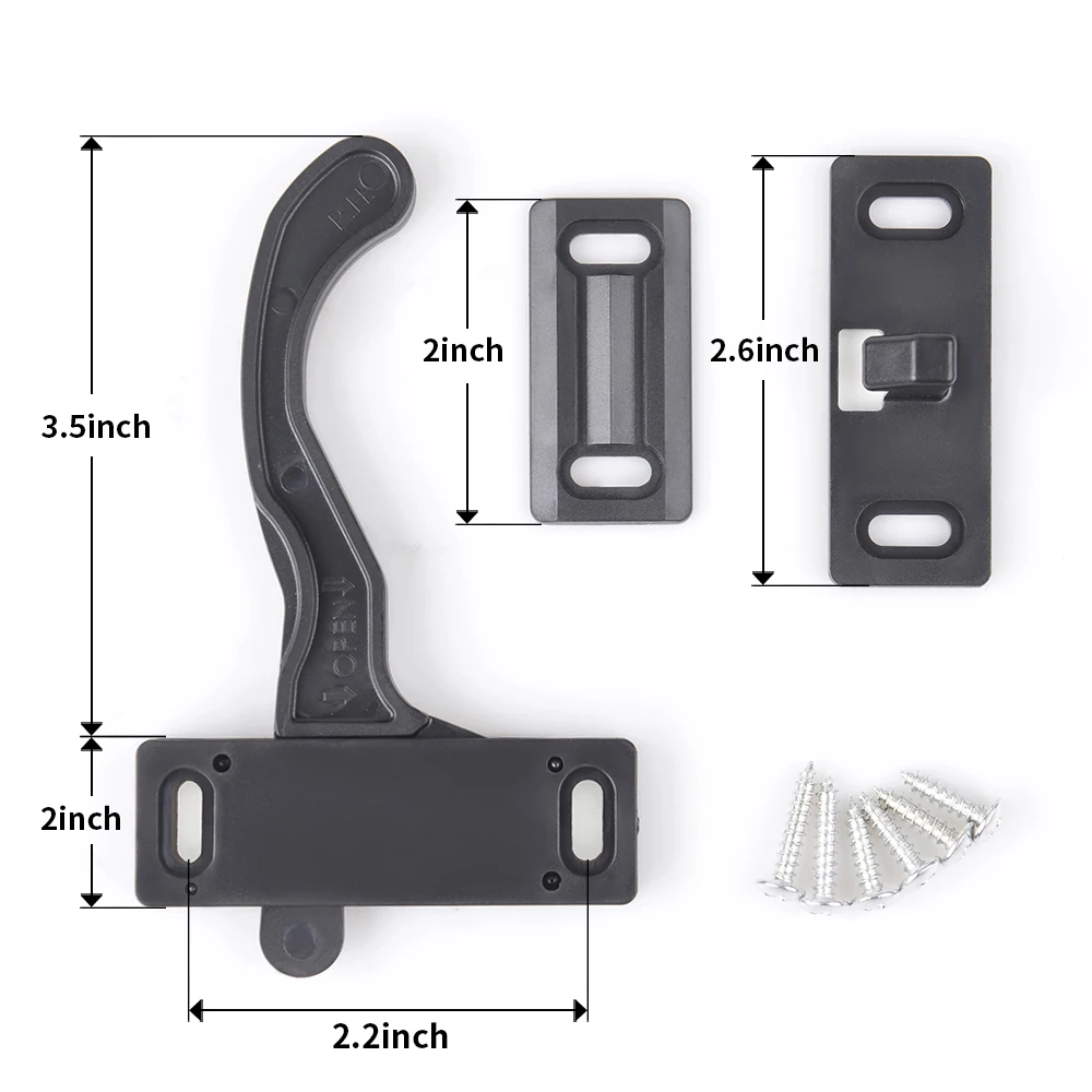 Manilla derecha para puerta mosquitera de caravana y remolque - imagen 5