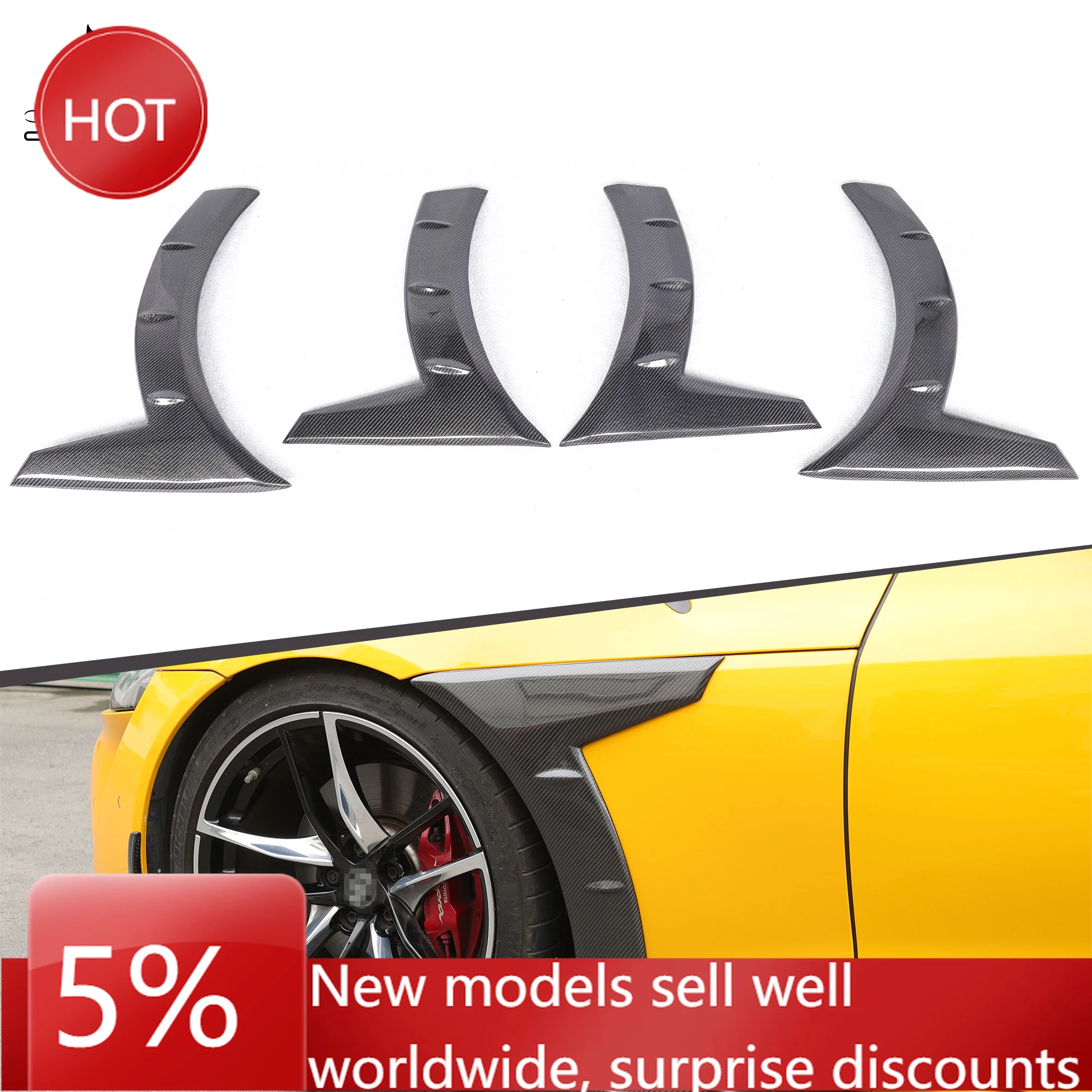 Guardabarros fibra carbono Manta Ray – Toyota Supra GR Mk5 A90 A91