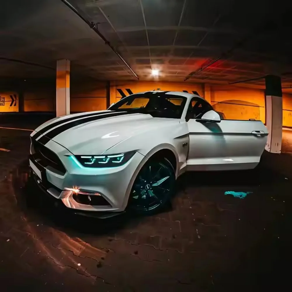 Faros LED RGB para Ford Mustang 2015-2017 - imagen 3