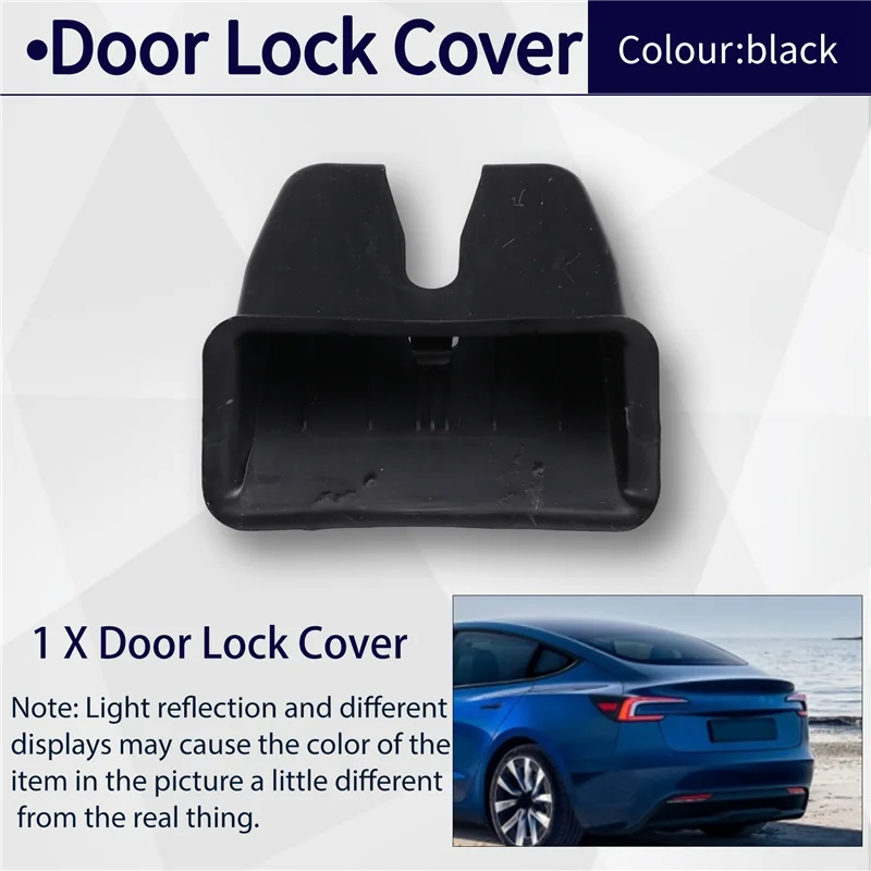 Protector cerradura puerta Tesla Model 3 Highland – Cubierta pestillo 1769832-10-E - imagen 3