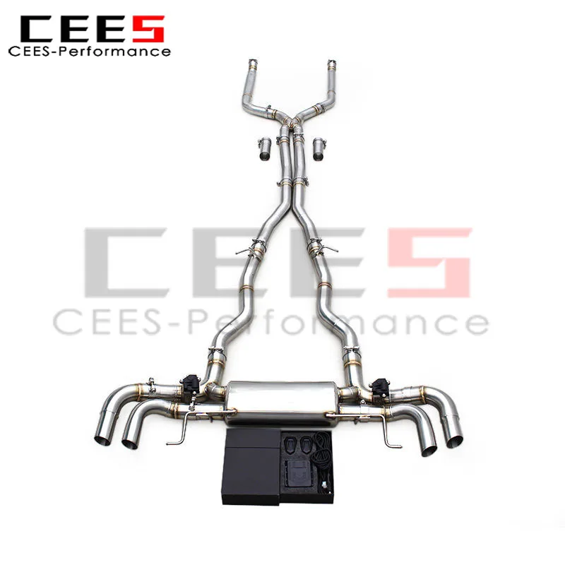 Sistema catback CEES con válvulas para BMW 750i 4.4 T 2016-2019