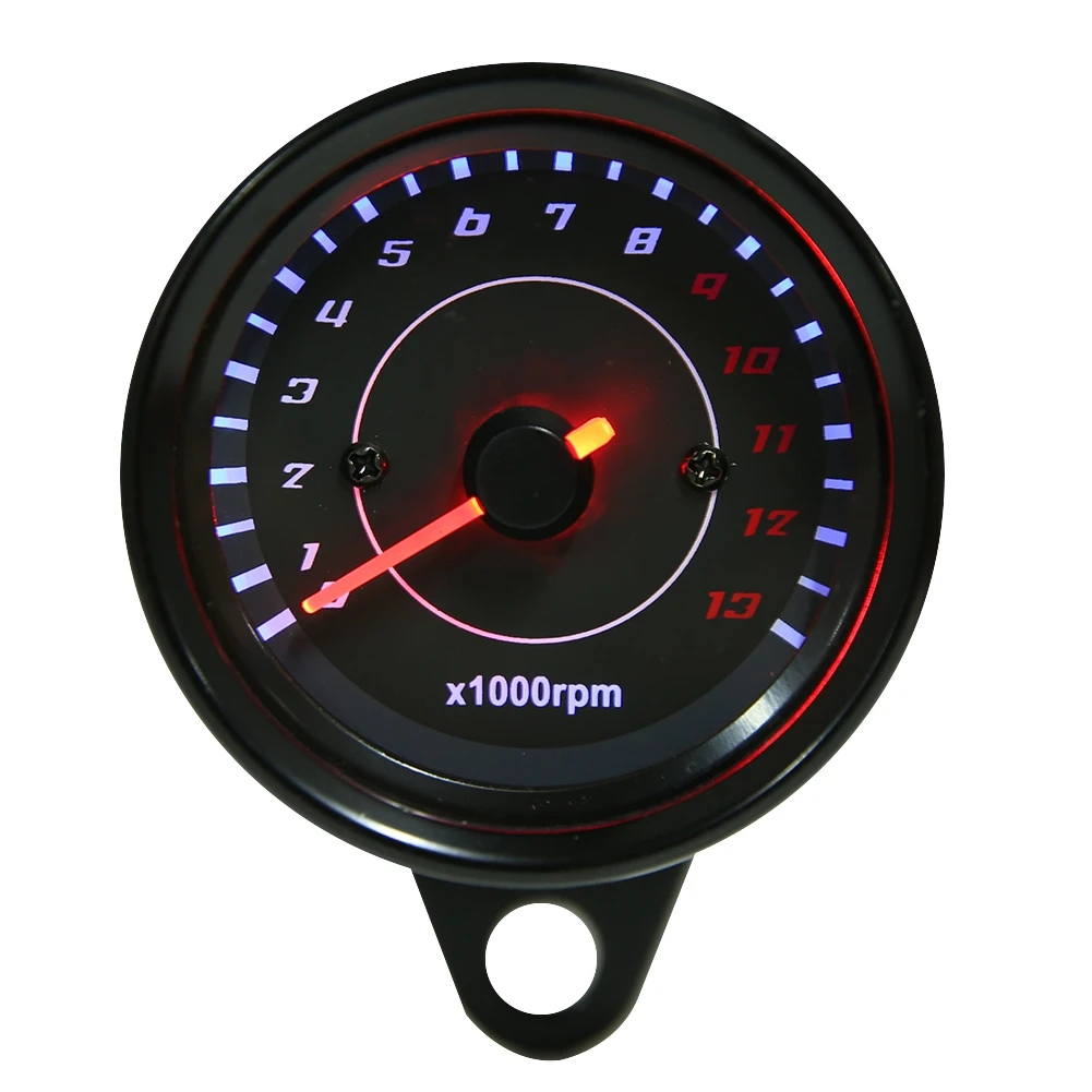 Tacómetro electrónico universal moto con retroiluminación LED 12V