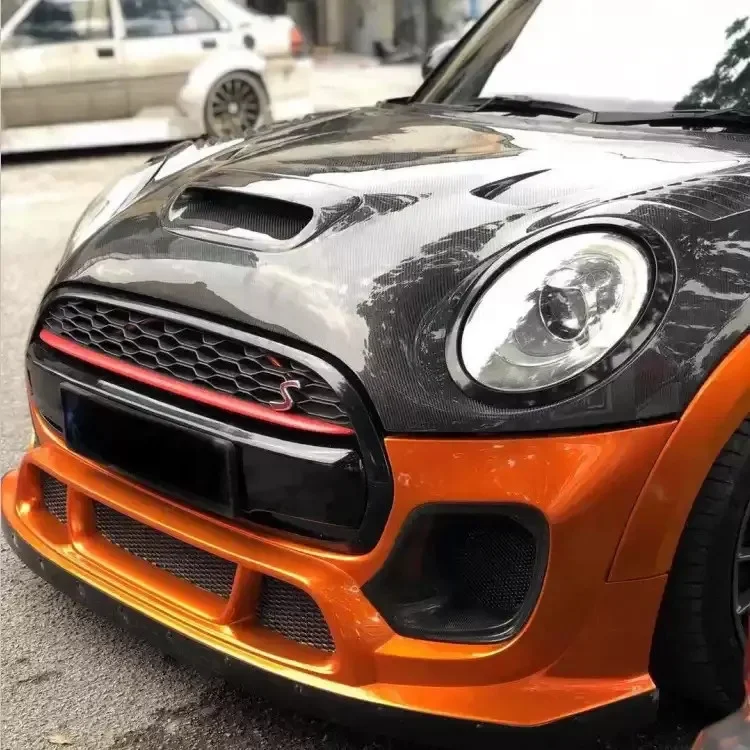 Capó de fibra de carbono real tipo AG para MINI Cooper R55-R58 - imagen 2