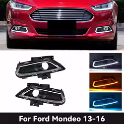 Luces diurnas LED secuenciales amarillas – Ford Mondeo 2013-2016