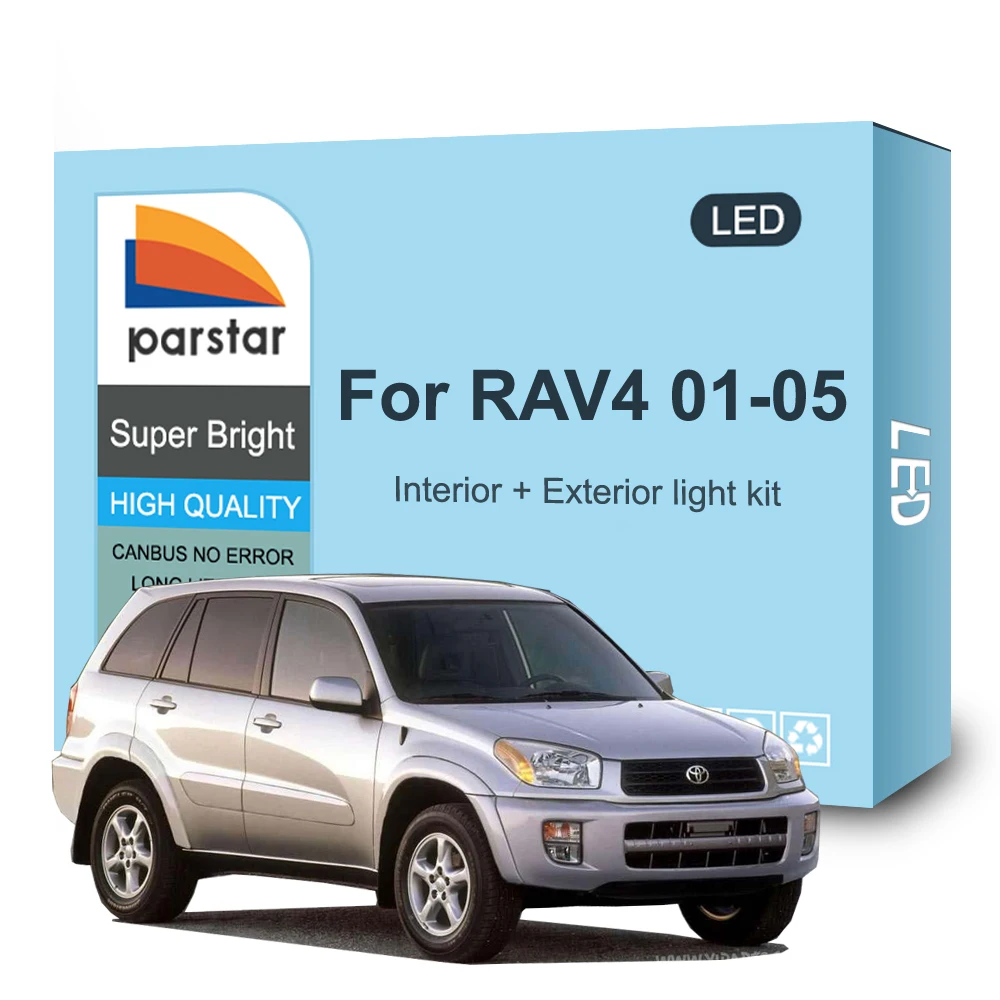 Kit de iluminación LED interior y exterior Toyota RAV4 2001-2005