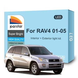 Kit de iluminación LED interior y exterior Toyota RAV4 2001-2005