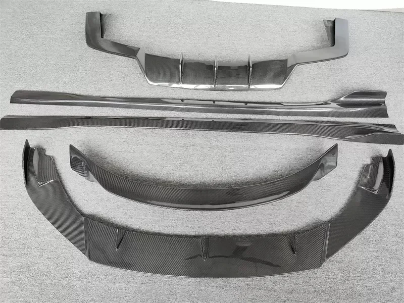 Accesorios de coche, faldón lateral de labio delantero, alerón trasero para Maserati Ghibli 14-19