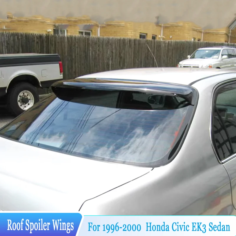 Alerón de techo Honda Civic EK3 1996-2000 en ABS negro