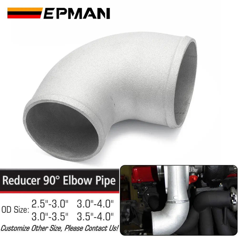 EPMAN Codo reductor de admisión 90 grados para turbo e intercooler