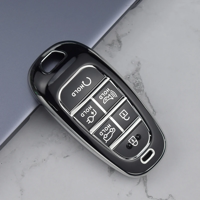 Funda TPU para llave Hyundai, carcasa mando Sonata/Santa Fe - imagen 4