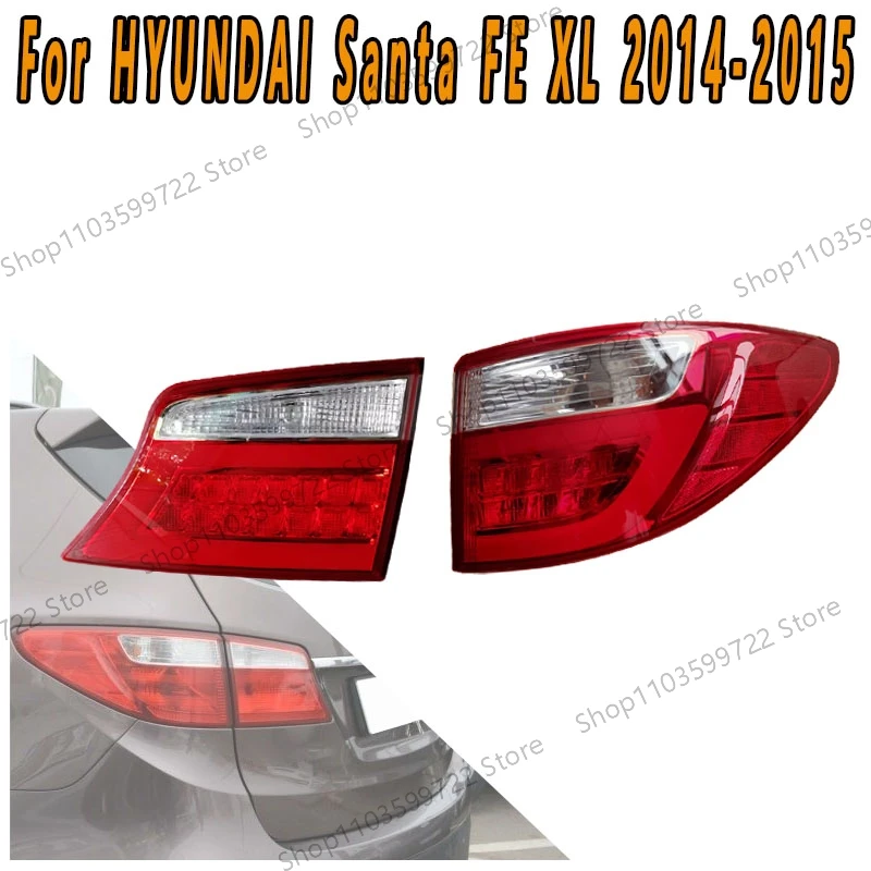 Para HYUNDAI Santa FE XL Maxcruz 2014-2015 luz trasera LED luces de freno luces intermitentes conjunto de luces de advertencia