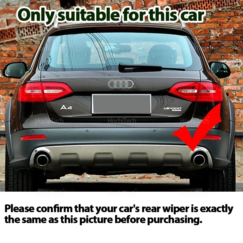 Para Audi A4 B8 Avant Quattro Allroad 2009-2016 8K 99554071 Reemplazo de la cuchilla del brazo del limpiaparabrisas trasero del portón trasero P9 - imagen 2
