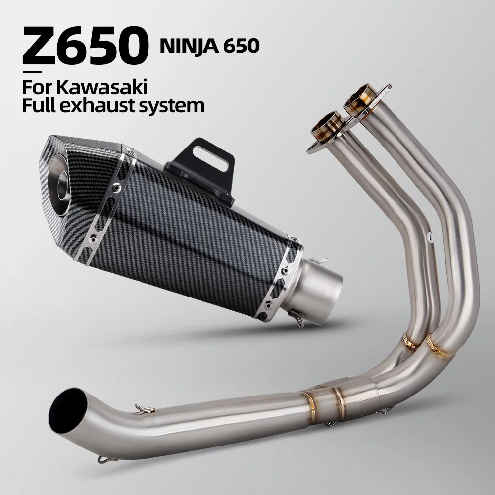 Escape Kawasaki Ninja 650/Z650 2017-2023 con DB Killer – línea carrera