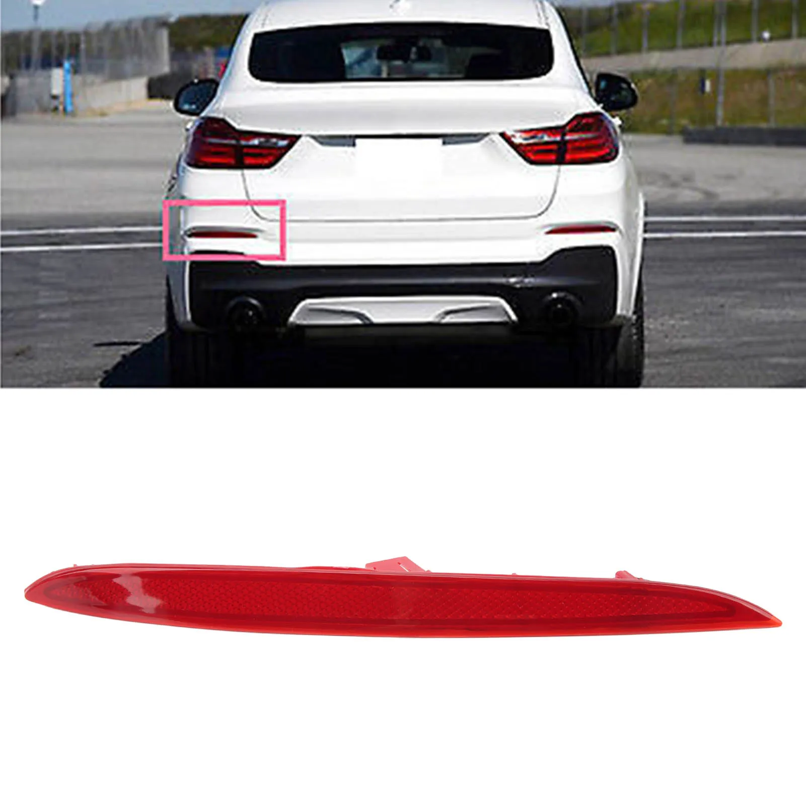 Luz reflector parachoques trasero BMW X4 F26 2014-2016