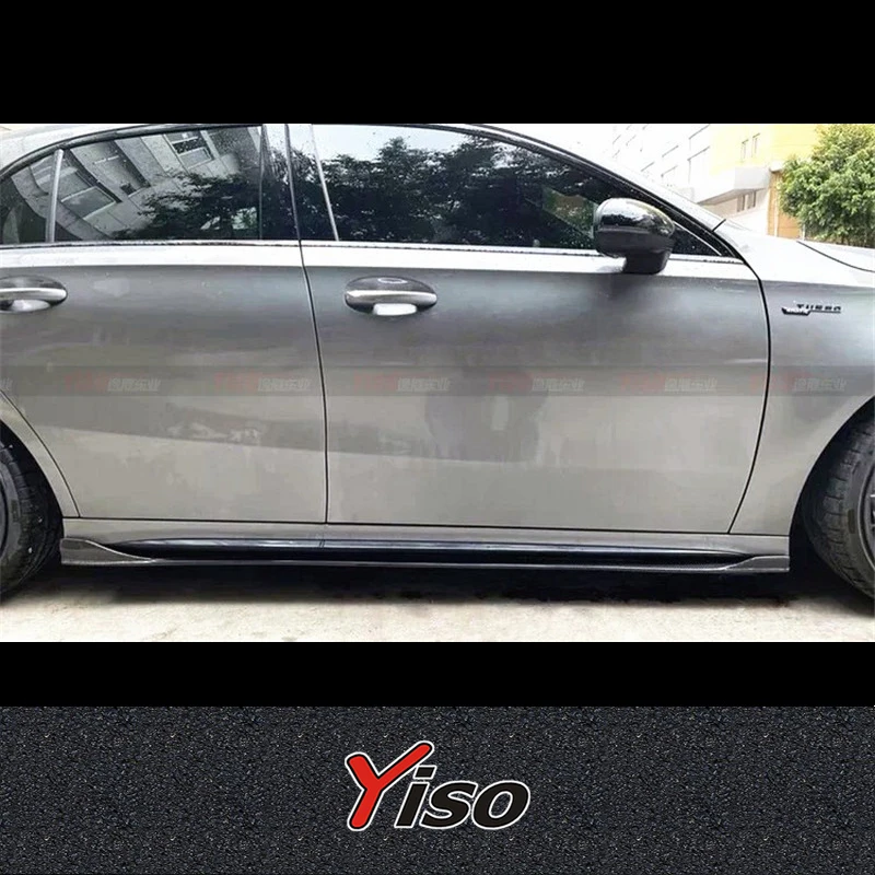Falda lateral de fibra de carbono para Mercedes CLA 35 AMG W118 - imagen 4