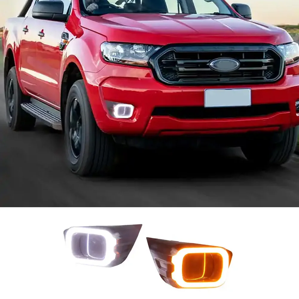Lámpara antiniebla delantera LED DRL con intermitente – Ford Ranger 2018-2020