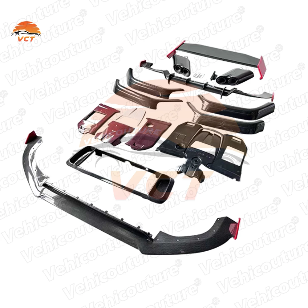 Kit completo de fibra de carbono seca estilo Barbu G900 para Clase G W463