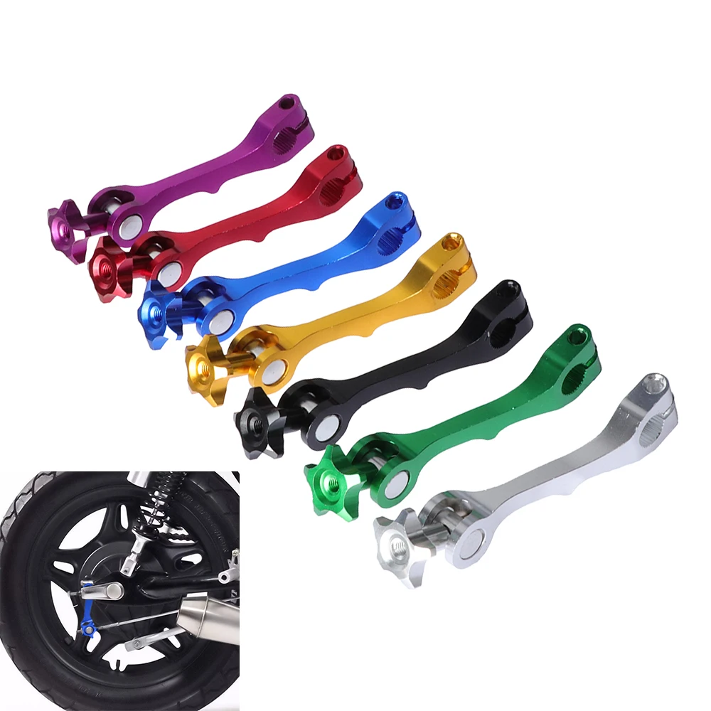 Palanca tensor freno trasero ajustable CNC para pit bike y quad ATV