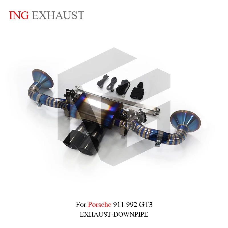 Tubo válvula remota eléctrica Catback para Porsche 911 992 GT3 4.0L