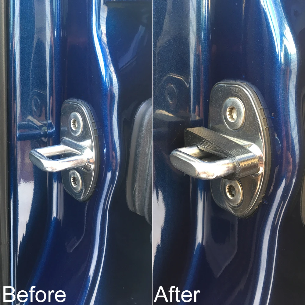 Amortiguador de sonido de coche, amortiguador de bloqueo de puerta para Audi Q7 4L 4M 2006 2007 2008 2009 2010 2011 2012 2013 - 2019 - imagen 3