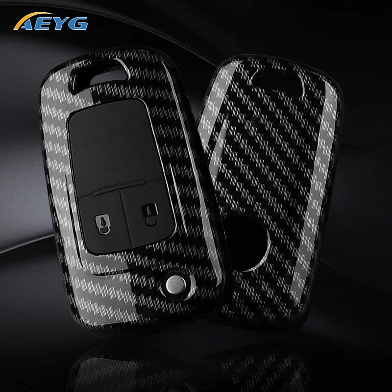 Funda de llave para Chevrolet Cruze en ABS efecto carbono - imagen 5