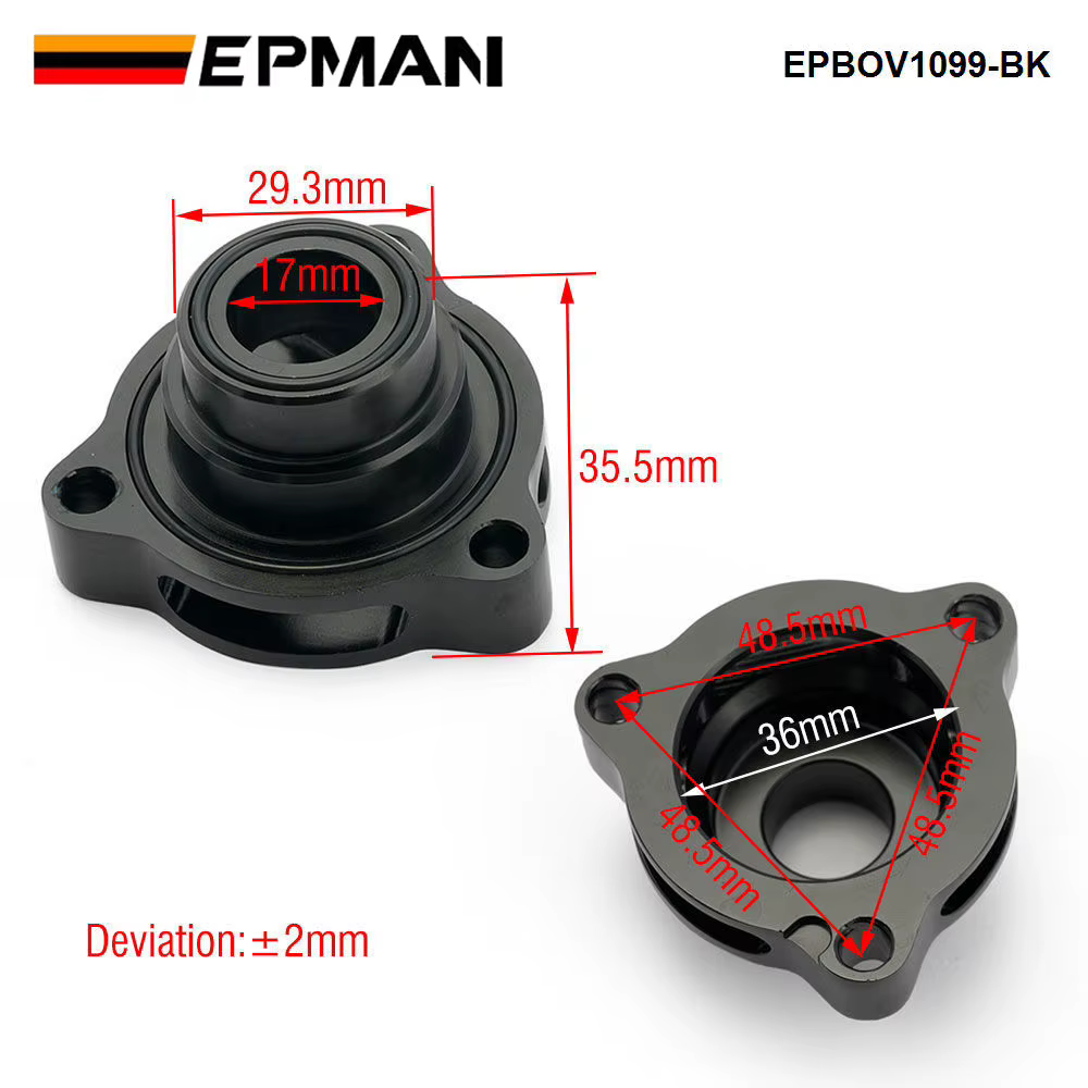 EPMAN Adaptador de válvula de descarga VW Golf GTI Mk7/7.5 y Jetta 1.8T - imagen 2