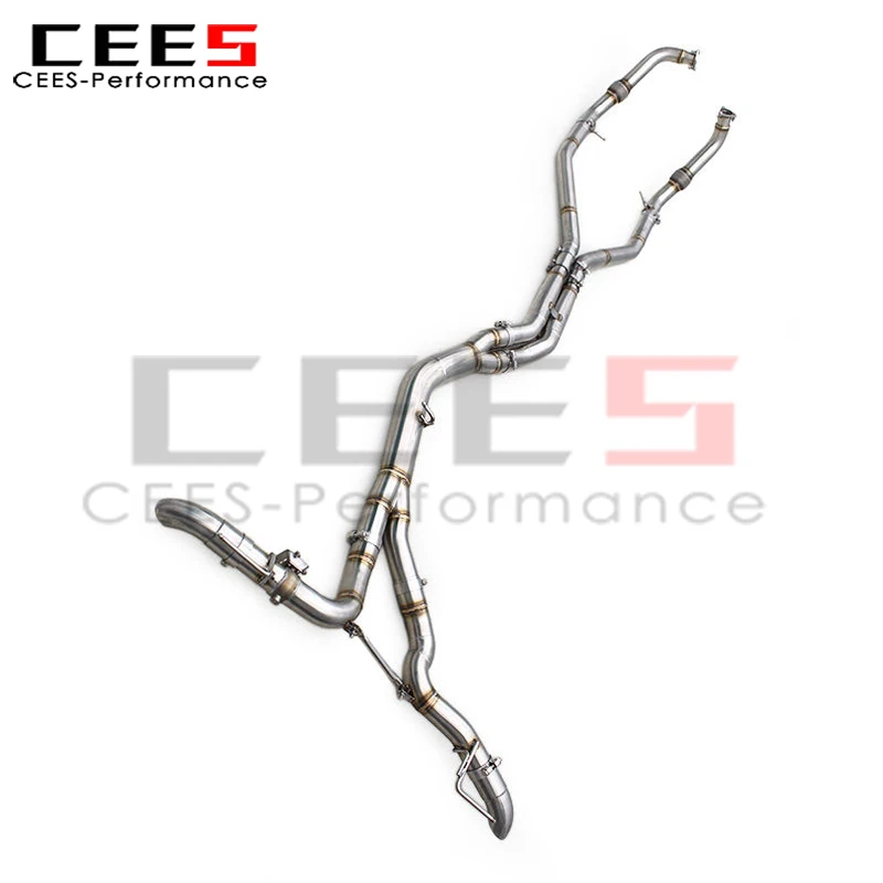 Sistema de escape catback Cees con válvula – Audi SQ5 8Y 3.0 T - imagen 2
