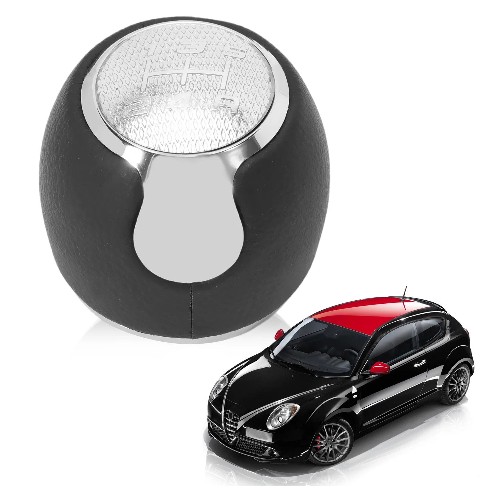 Perilla pomo cambio 5 velocidades Alfa Romeo MiTo - imagen 2