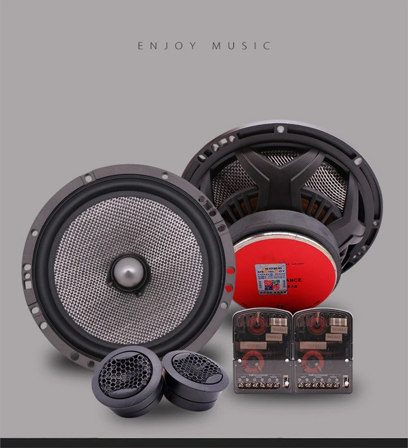 Kit de altavoces de componentes 165AS para coche