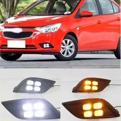 Luz diurna LED DRL delantero para Chevrolet Sail 2014-2017 12V