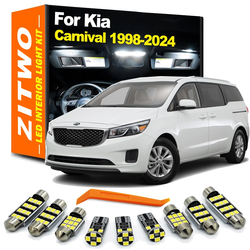 Kit bombillas LED ZITWO para Kia Carnival: interior y matrícula