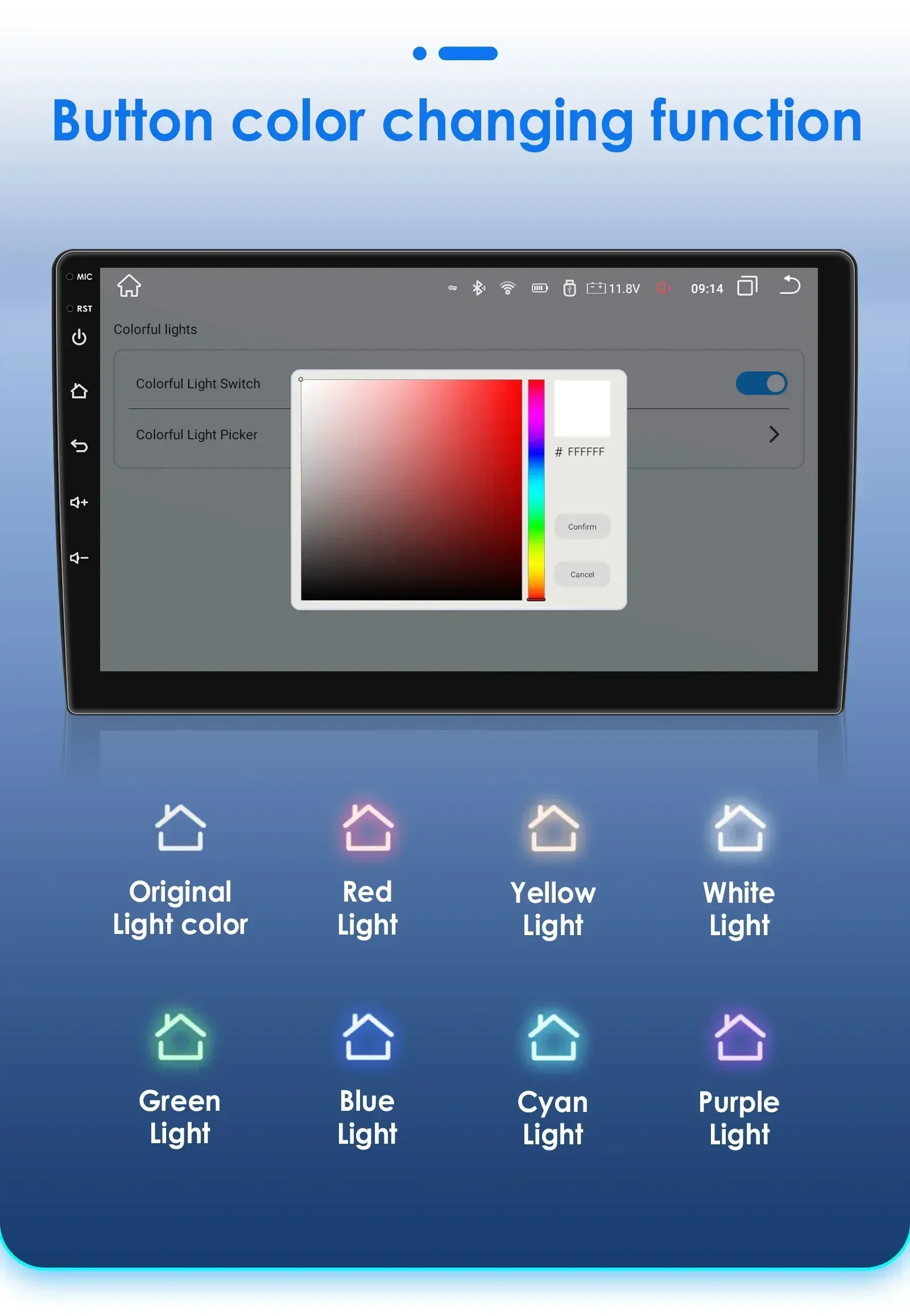 Hizpo-Sistema inteligente de Radio para coche, CarPlay inalámbrico, Android Auto, No 2 din, DVD, Wifi, DSP, RDS, para Renault Kadjar 2015 - 2019 - imagen 4
